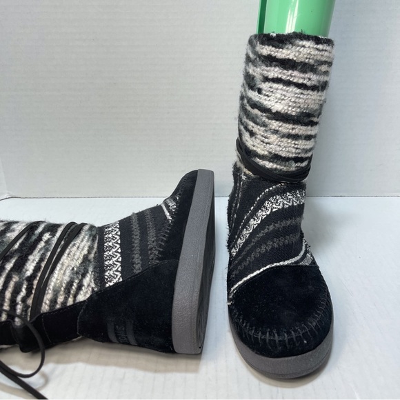 TOMS Women’s Nepal Suede Yarn Textured Faux Fur Lined Boots Size 8.5 - Picture 9 of 16